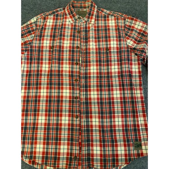 VTG Abercrombie & Fitch "The Big Shirt" 90s Plaid Flannel Mens M Preppy Grunge - Picture 9 of 16